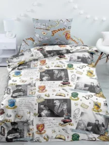 Комплект постельного белья из поплина с Гарри Поттером 1,5 спальный